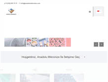 Tablet Screenshot of anadolumikronize.com